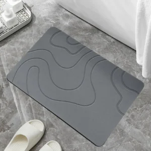 Diatom Mud Bath Mat - Non-Slip Quick-Dry Shower Mat