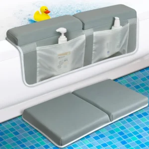 Bath Kneeler with Elbow Rest Pad & Storage Bag