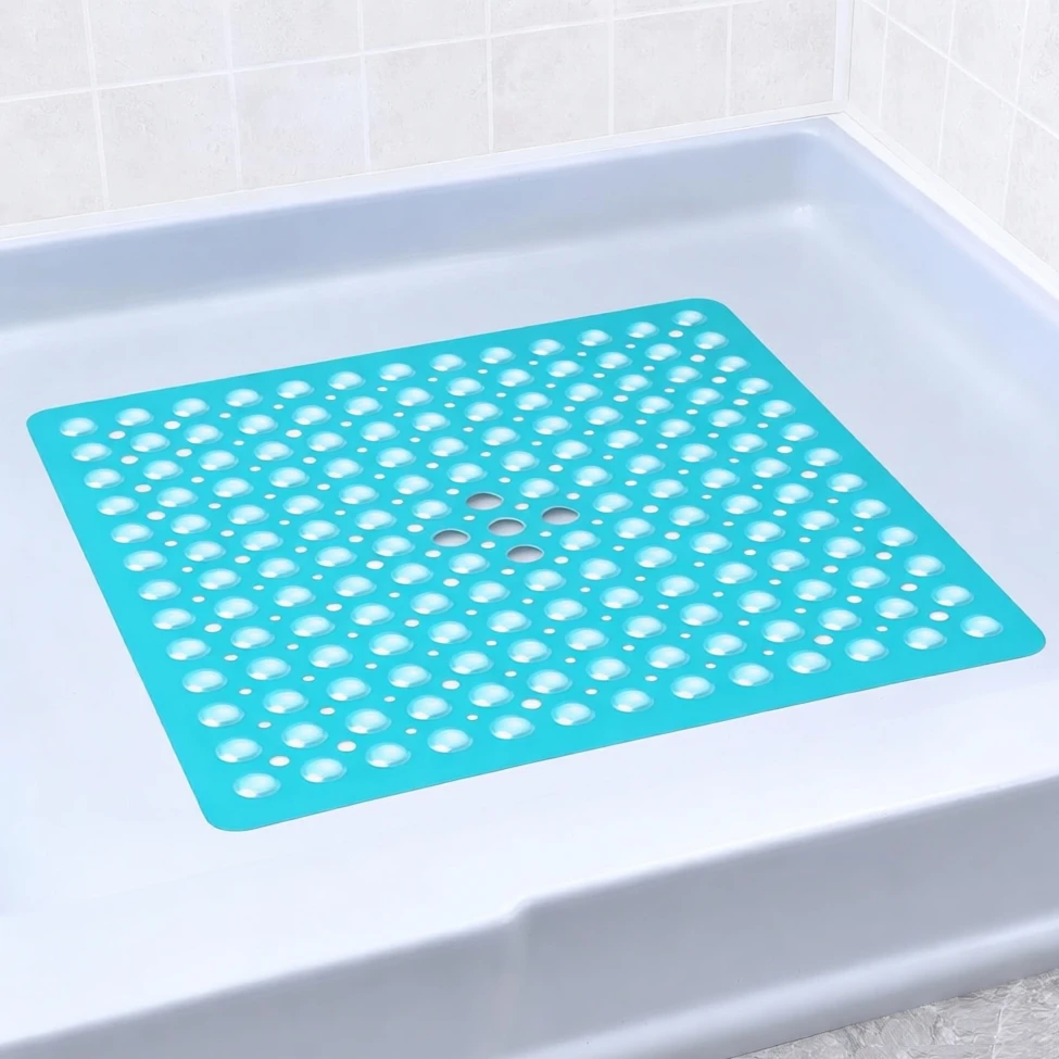 Non Slip 53x53cm Square Shower Mat for Bathroom Floor - Image 8