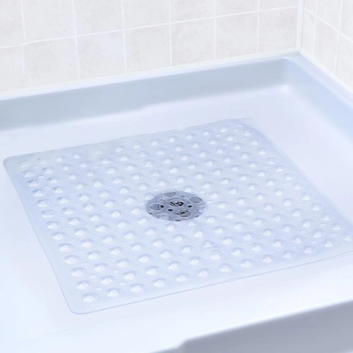 Non Slip 53x53cm Square Shower Mat for Bathroom Floor - Image 10