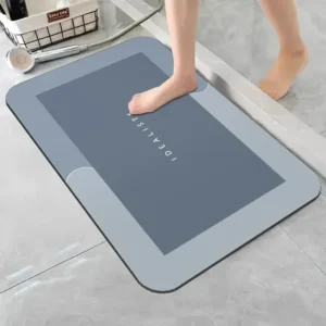 Diatomaceous Earth Bath Mat: Super Absorbent & Fast Drying