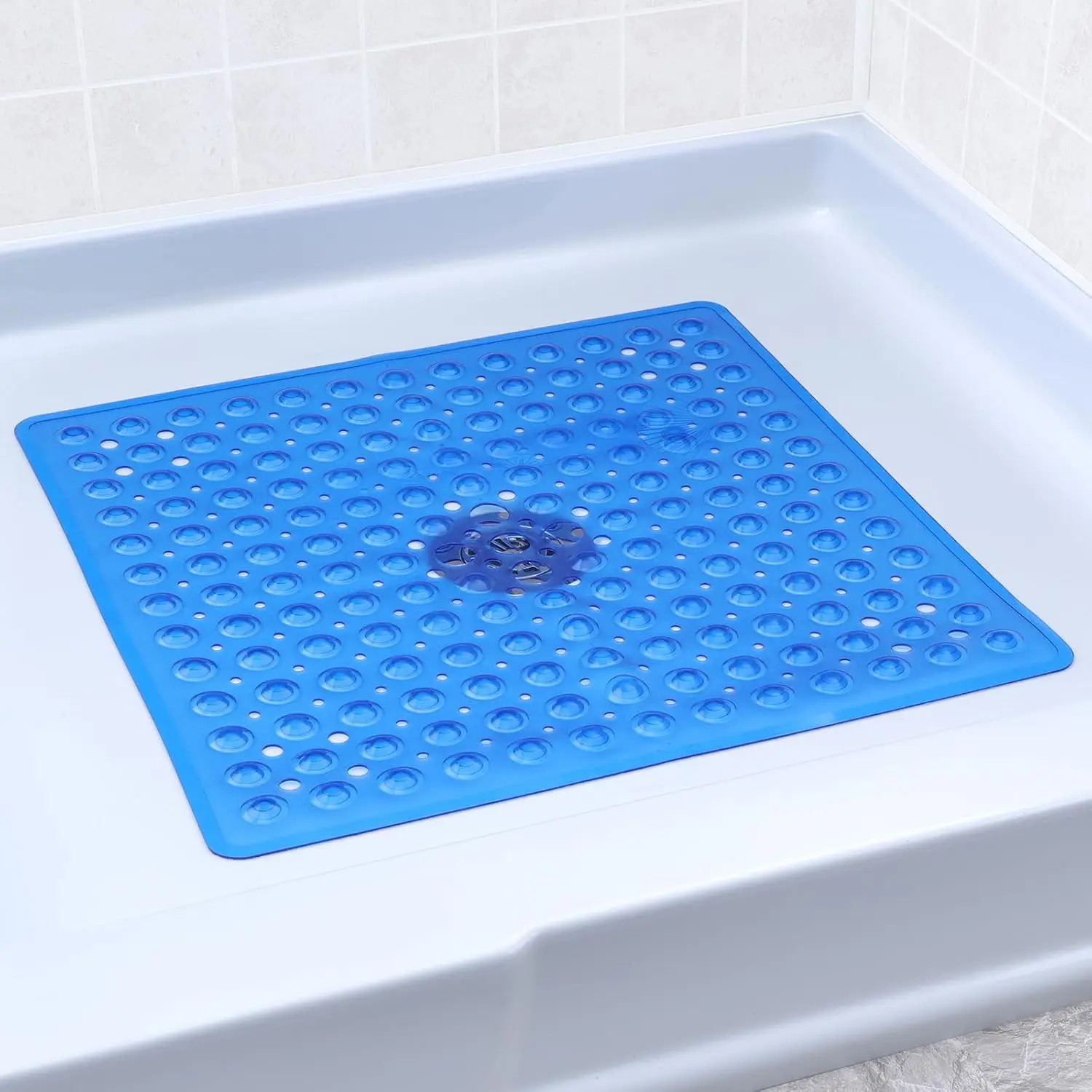 Non Slip 53x53cm Square Shower Mat for Bathroom Floor - Image 12