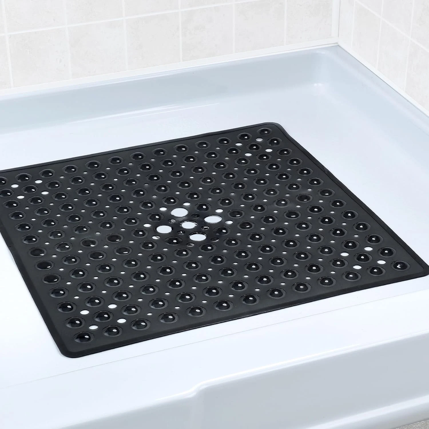 Non Slip 53x53cm Square Shower Mat for Bathroom Floor - Image 13