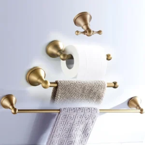 Luxury Solid Brass Bathroom Accessories Set